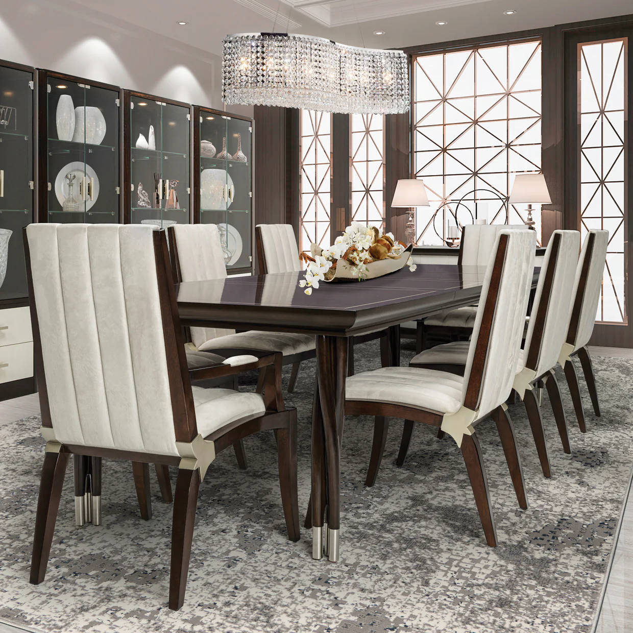 Michael Amini Paris Chic Rectangular Dining Table - Image 7