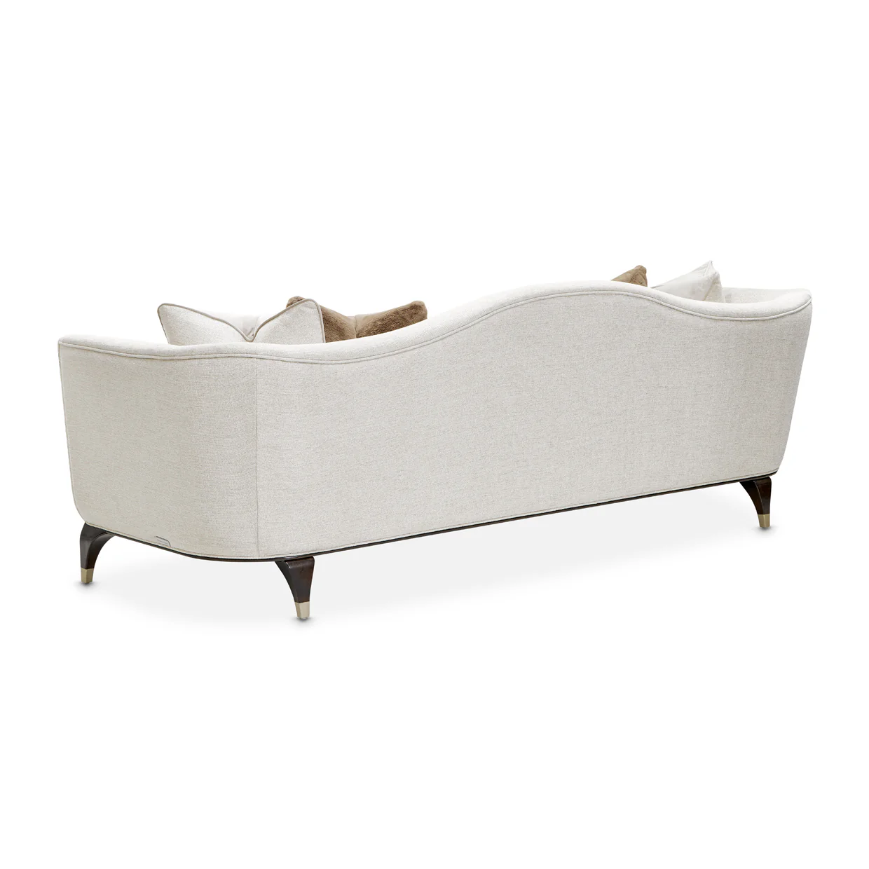Michael Amini Paris Chic Sofa Cremini Espresso - Image 4