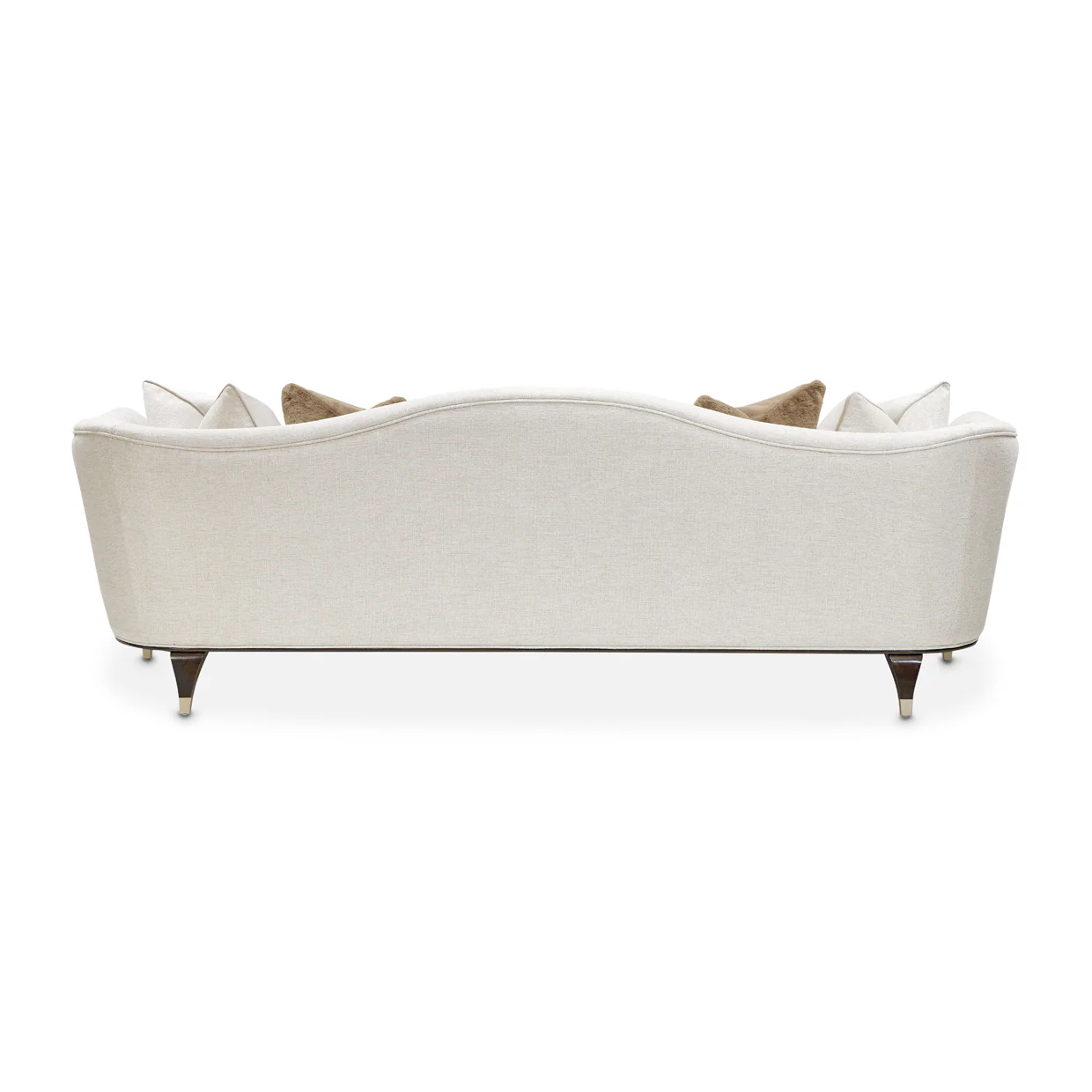 Michael Amini Paris Chic Sofa Cremini Espresso - Image 5