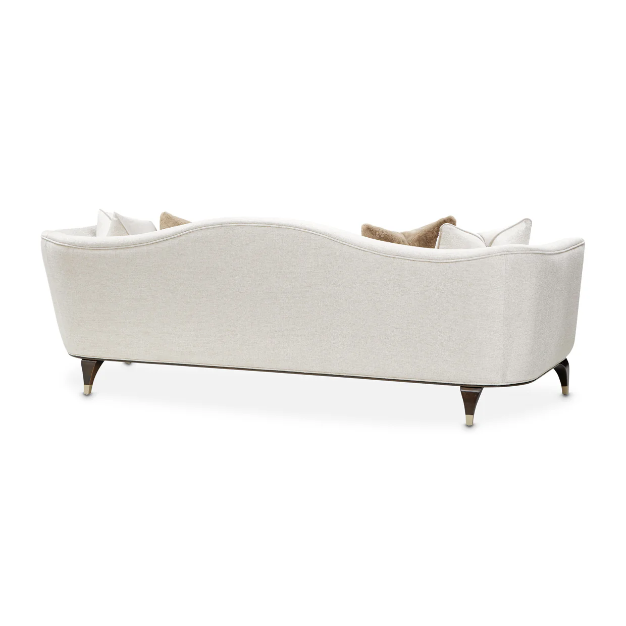 Michael Amini Paris Chic Sofa Cremini Espresso - Image 6