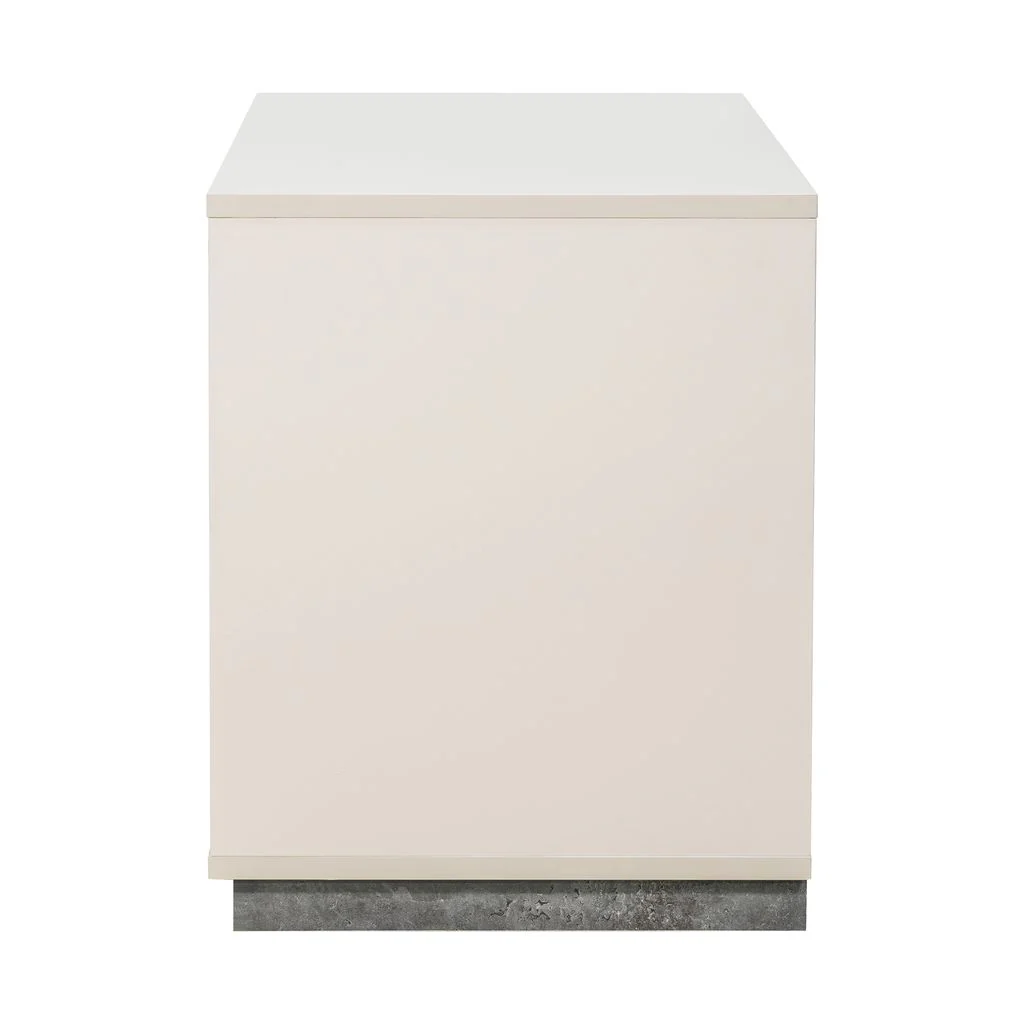 Michael Amini Pavira 2-Drawer Nightstand - Stone - Image 14