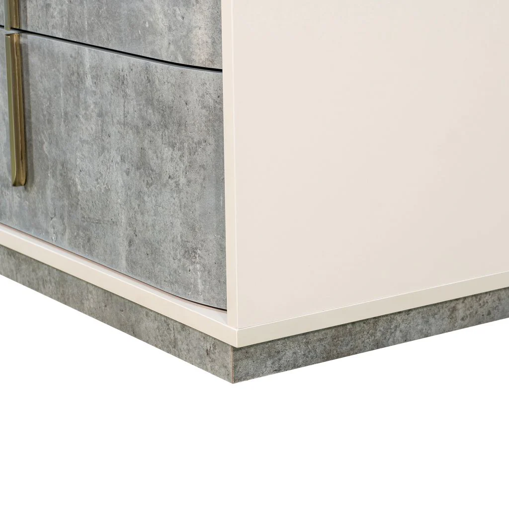 Michael Amini Pavira 5-Drawer Chest - Stone - Image 14