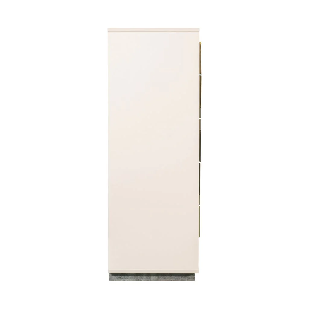 Michael Amini Pavira 5-Drawer Chest - Stone - Image 5