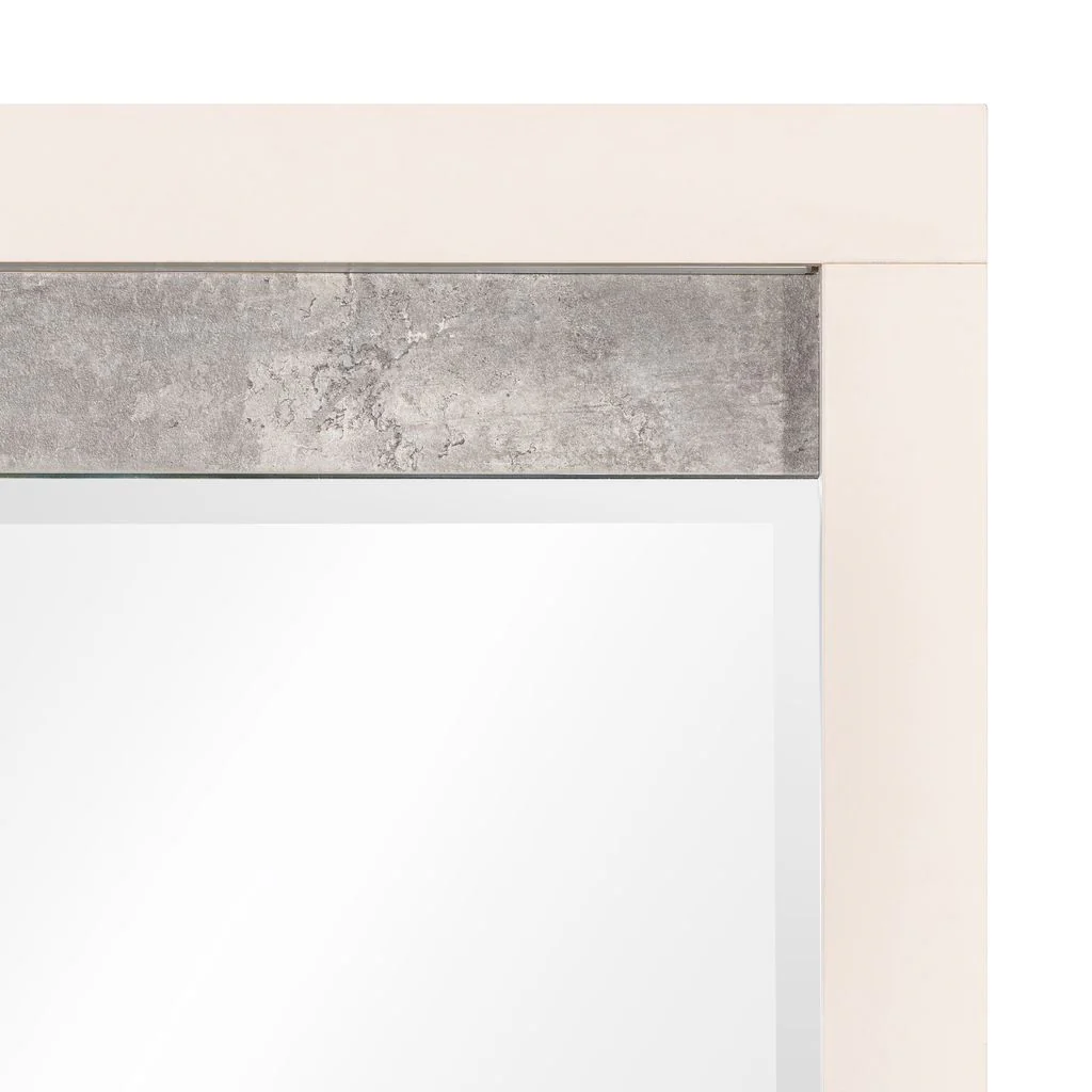 Michael Amini Pavira Dresser Mirror with LED Lights - Stone - Image 8