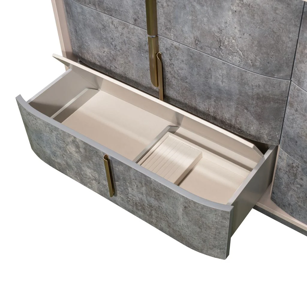 Michael Amini Pavira Dresser - Stone - Image 10