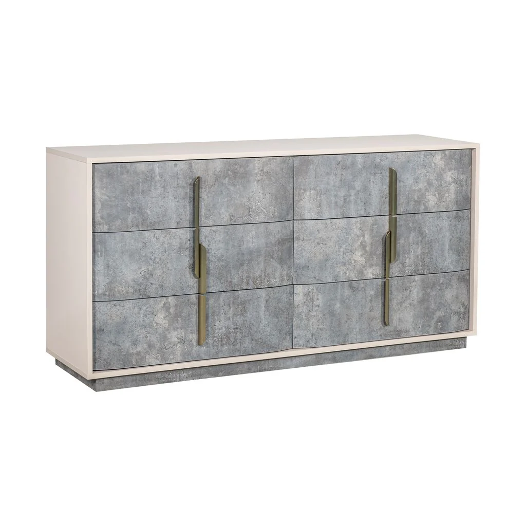 Michael Amini Pavira Dresser - Stone - Image 2