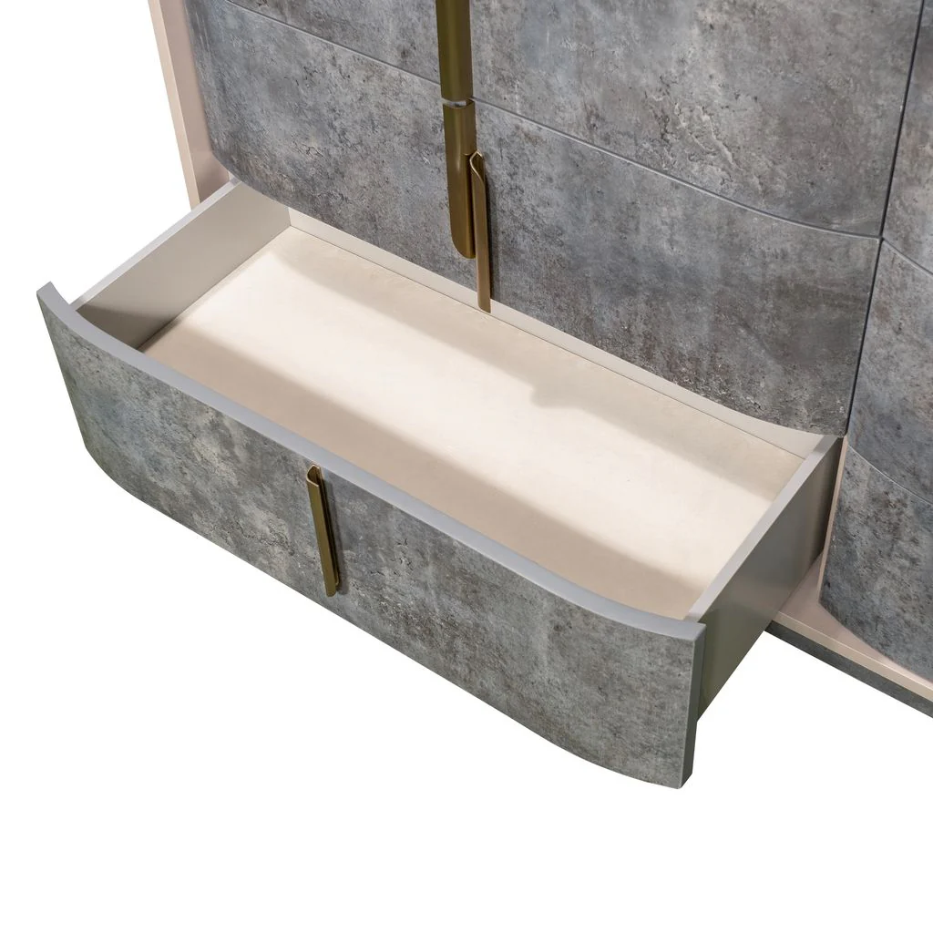 Michael Amini Pavira Dresser - Stone - Image 9