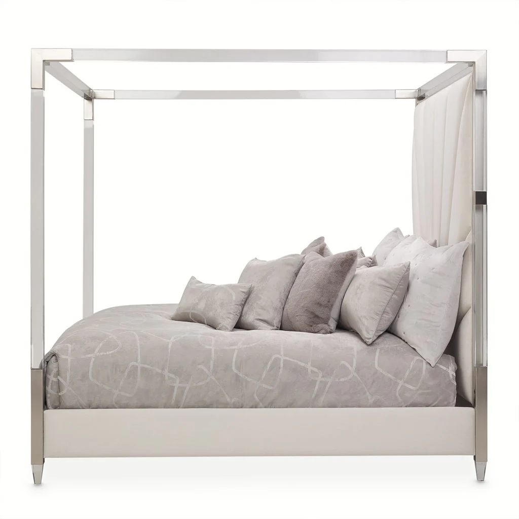 Michael Amini Penthouse Bed - Ash Gray - Image 15