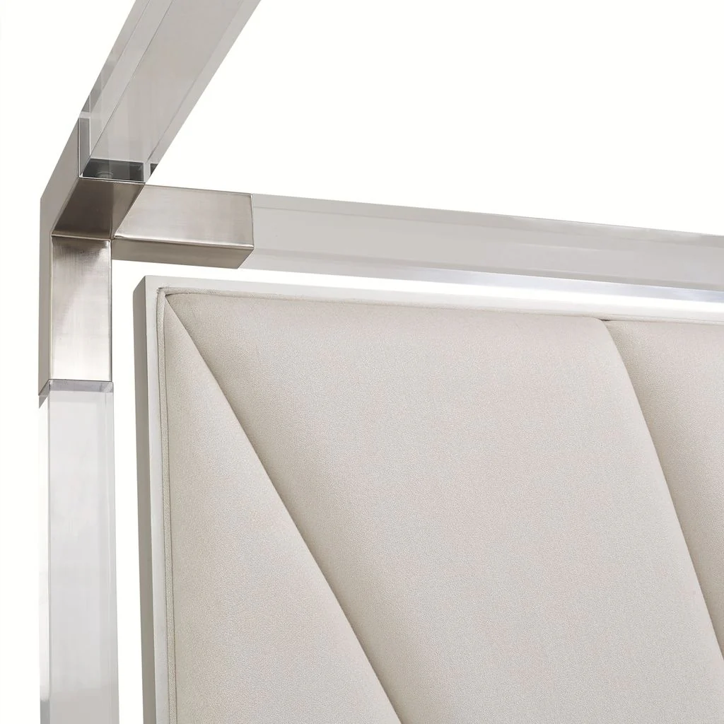 Michael Amini Penthouse Bed - Ash Gray - Image 22
