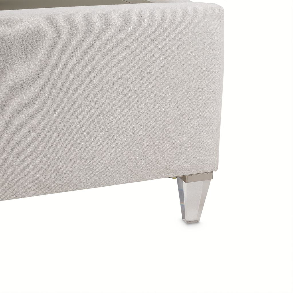 Michael Amini Penthouse Bed - Ash Gray - Image 7