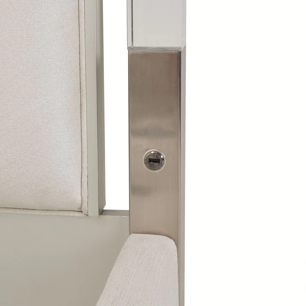 Michael Amini Penthouse Bed - Ash Gray - Image 8