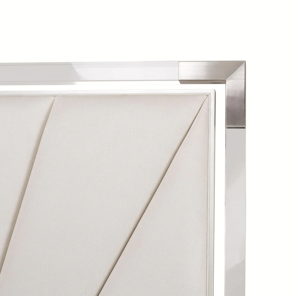 Michael Amini Penthouse Bed - Ash Gray - Image 9