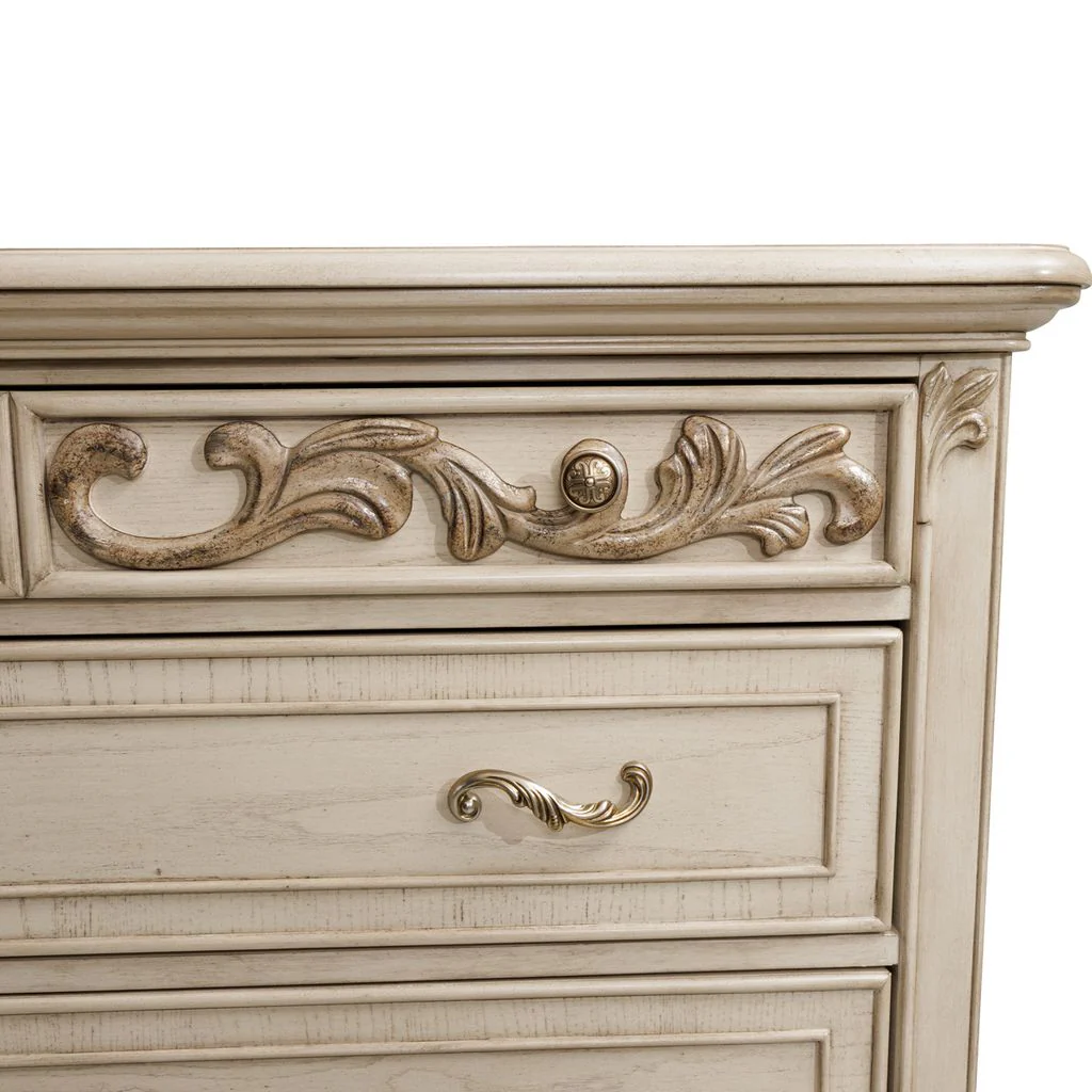 Michael Amini Platine de Royale 6-Drawer Chest - Champagne - Image 11