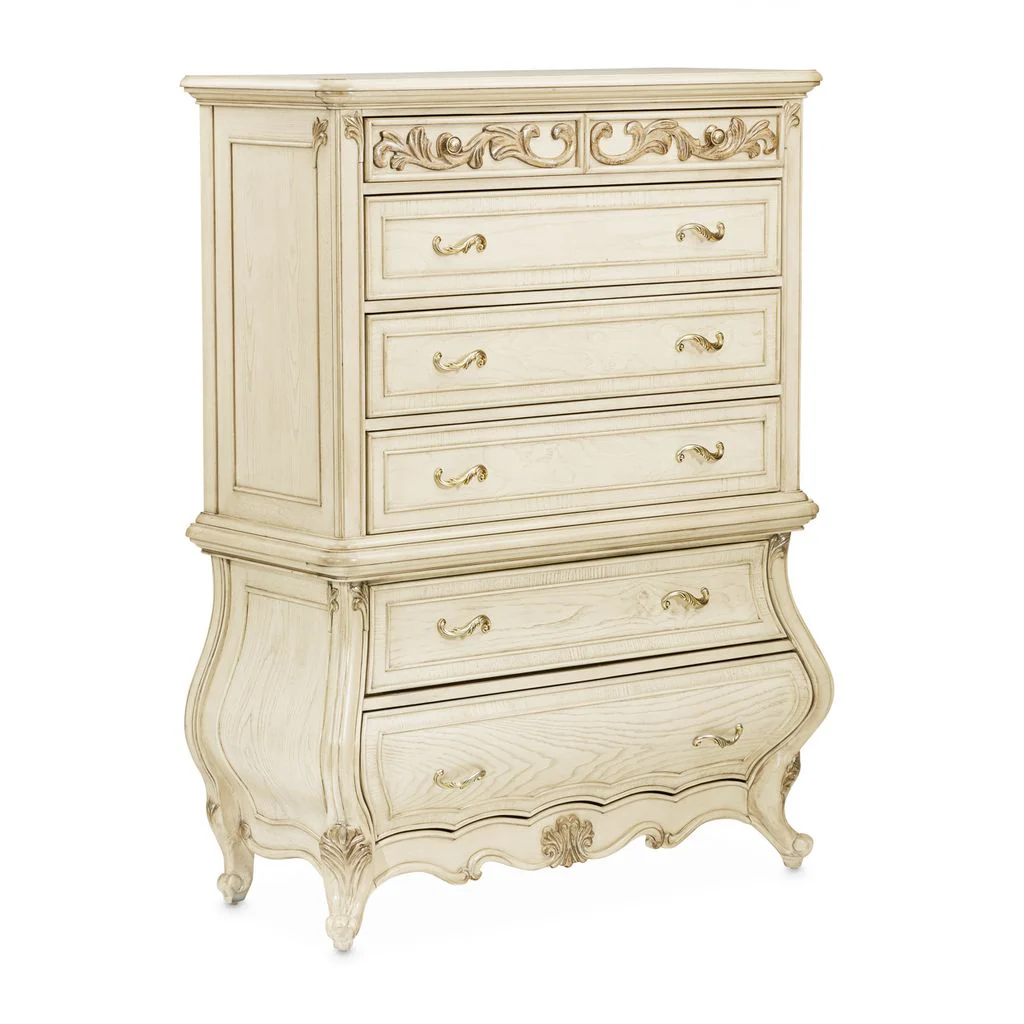Michael Amini Platine de Royale 6-Drawer Chest - Champagne - Image 12