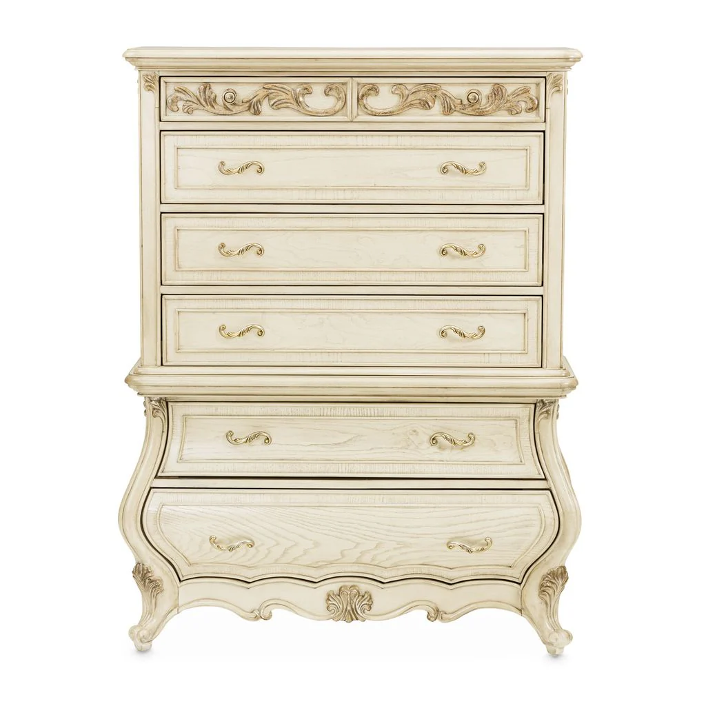 Michael Amini Platine de Royale 6-Drawer Chest - Champagne - Image 13