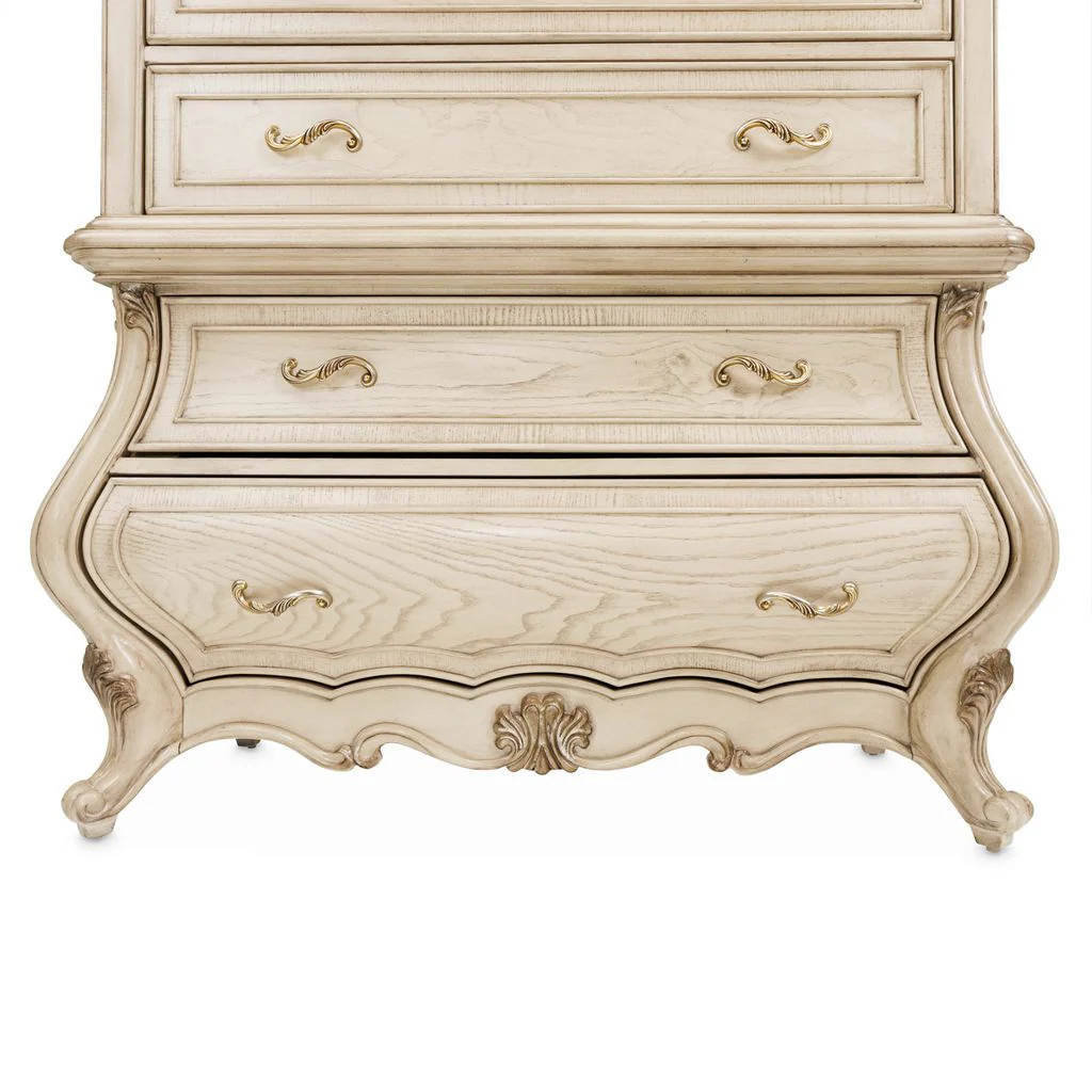 Michael Amini Platine de Royale 6-Drawer Chest - Champagne - Image 4