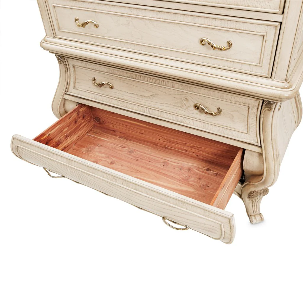 Michael Amini Platine de Royale 6-Drawer Chest - Champagne - Image 5