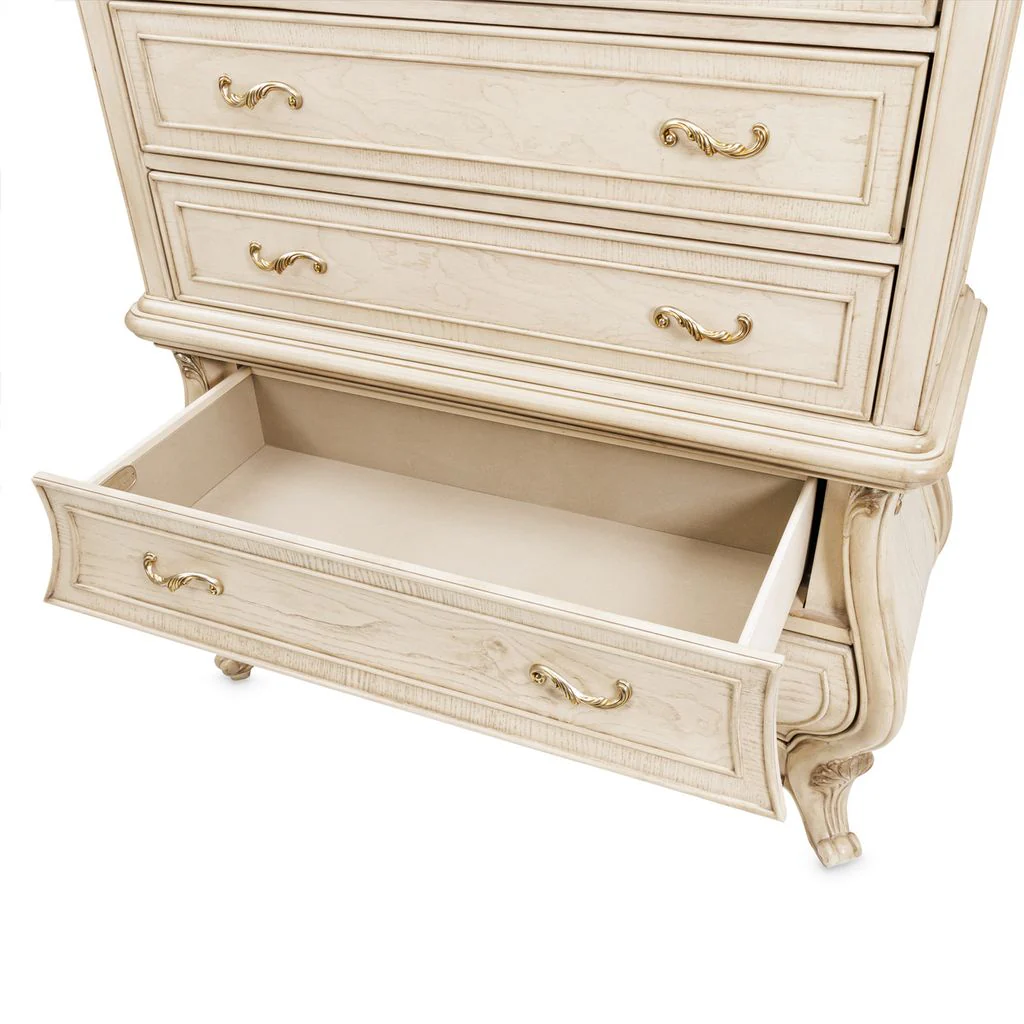Michael Amini Platine de Royale 6-Drawer Chest - Champagne - Image 6