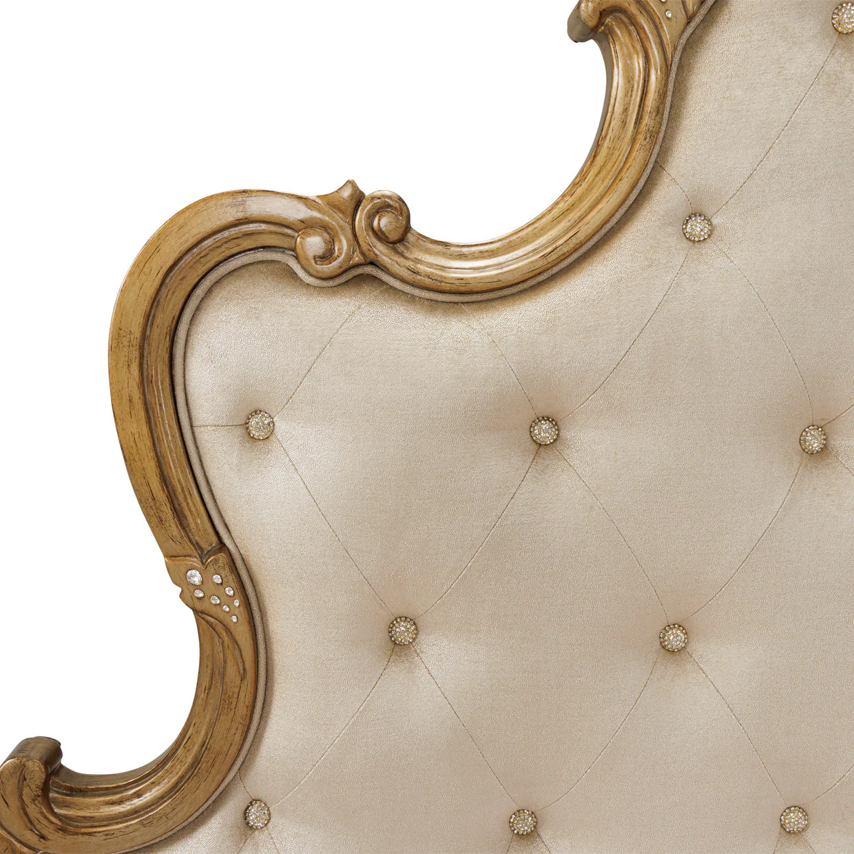 Michael Amini Platine De Royale Champagne Panel Bed - Image 13