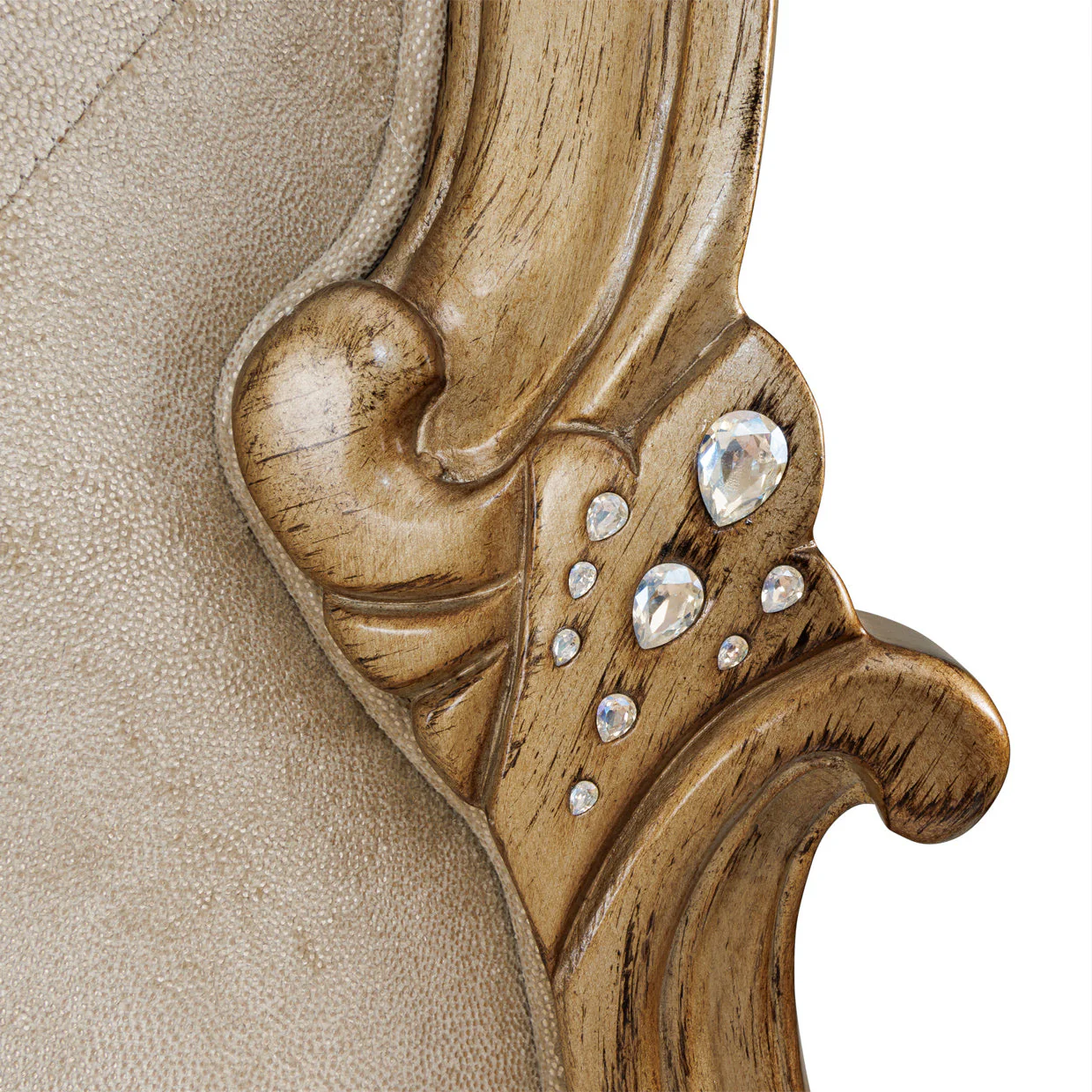 Michael Amini Platine De Royale Champagne Panel Bed - Image 15