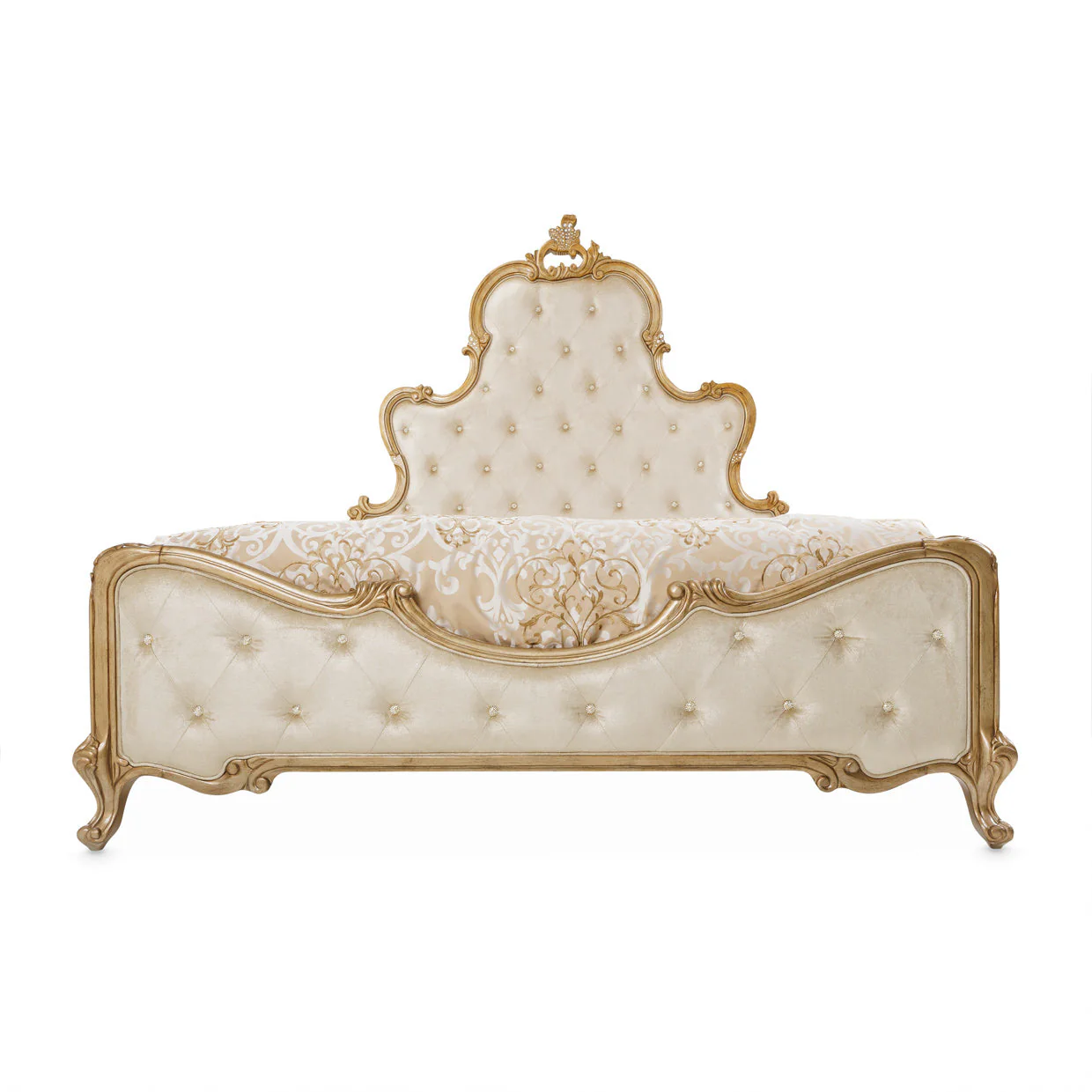 Michael Amini Platine De Royale Champagne Panel Bed - Image 8