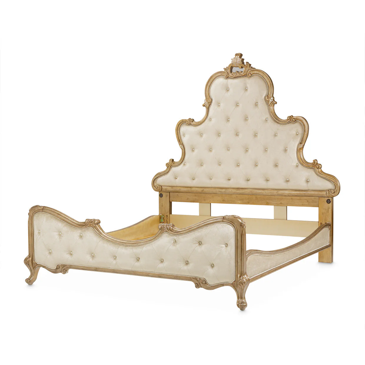 Michael Amini Platine De Royale Champagne Panel Bed - Image 9