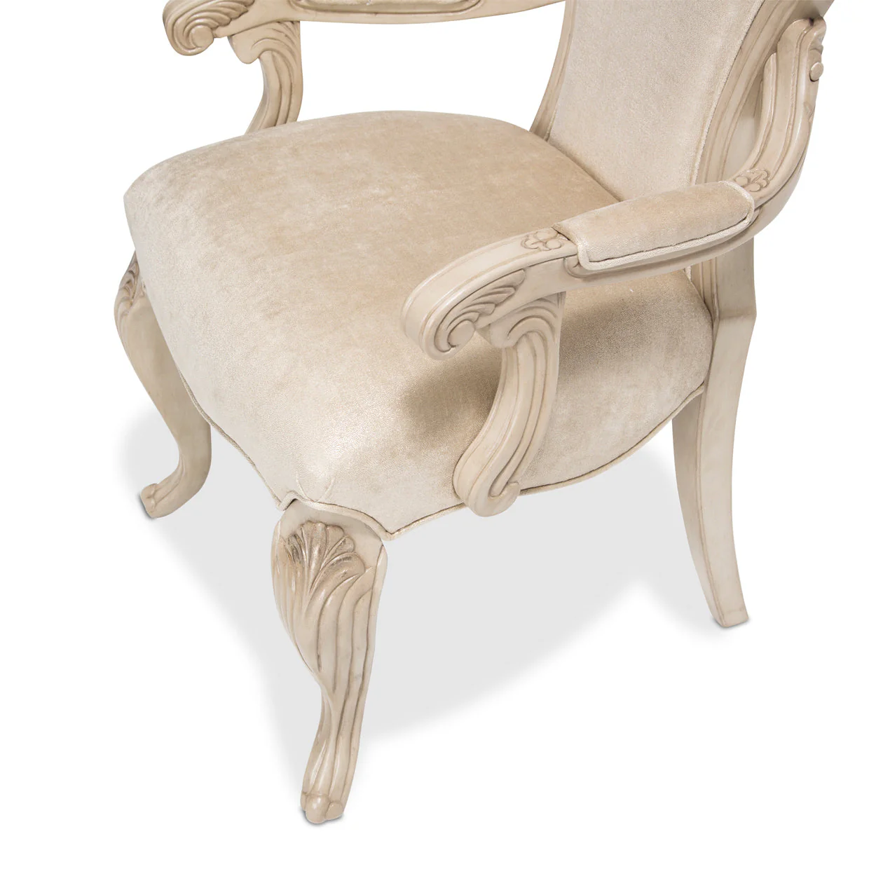 Michael Amini Platine De Royale Champagne Arm Chair - Image 4