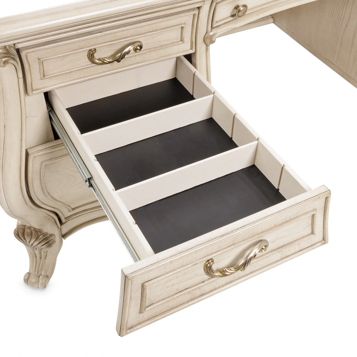 Michael Amini Platine De Royale Champagne Desk - Image 12