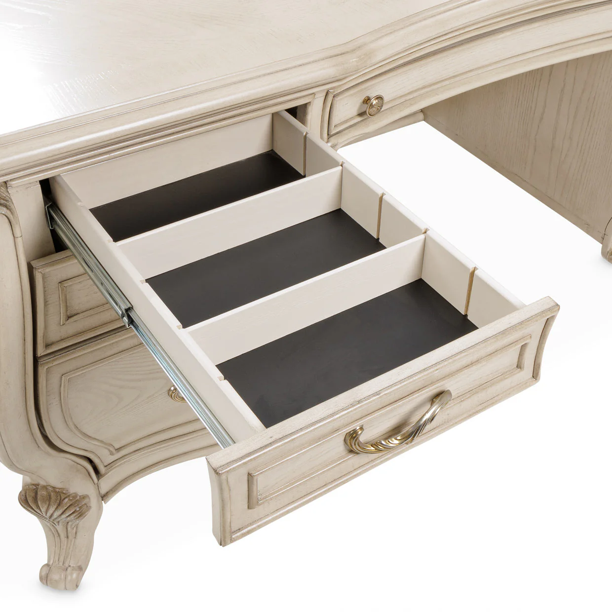 Michael Amini Platine De Royale Champagne Desk - Image 13