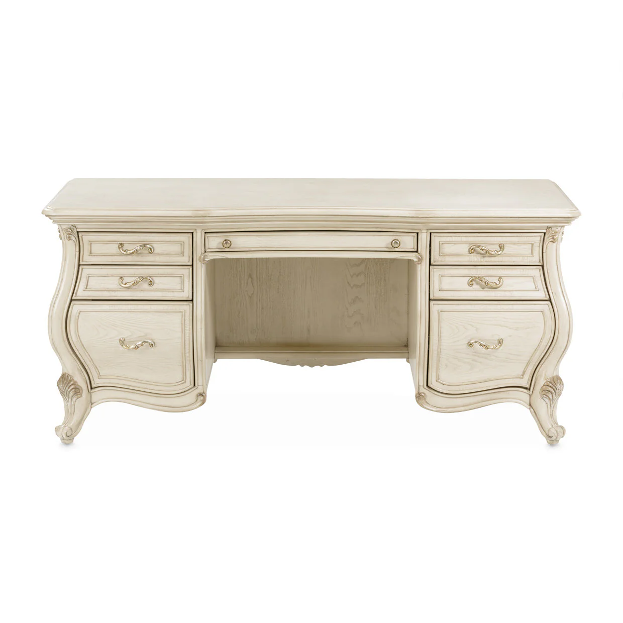 Michael Amini Platine De Royale Champagne Desk - Image 4