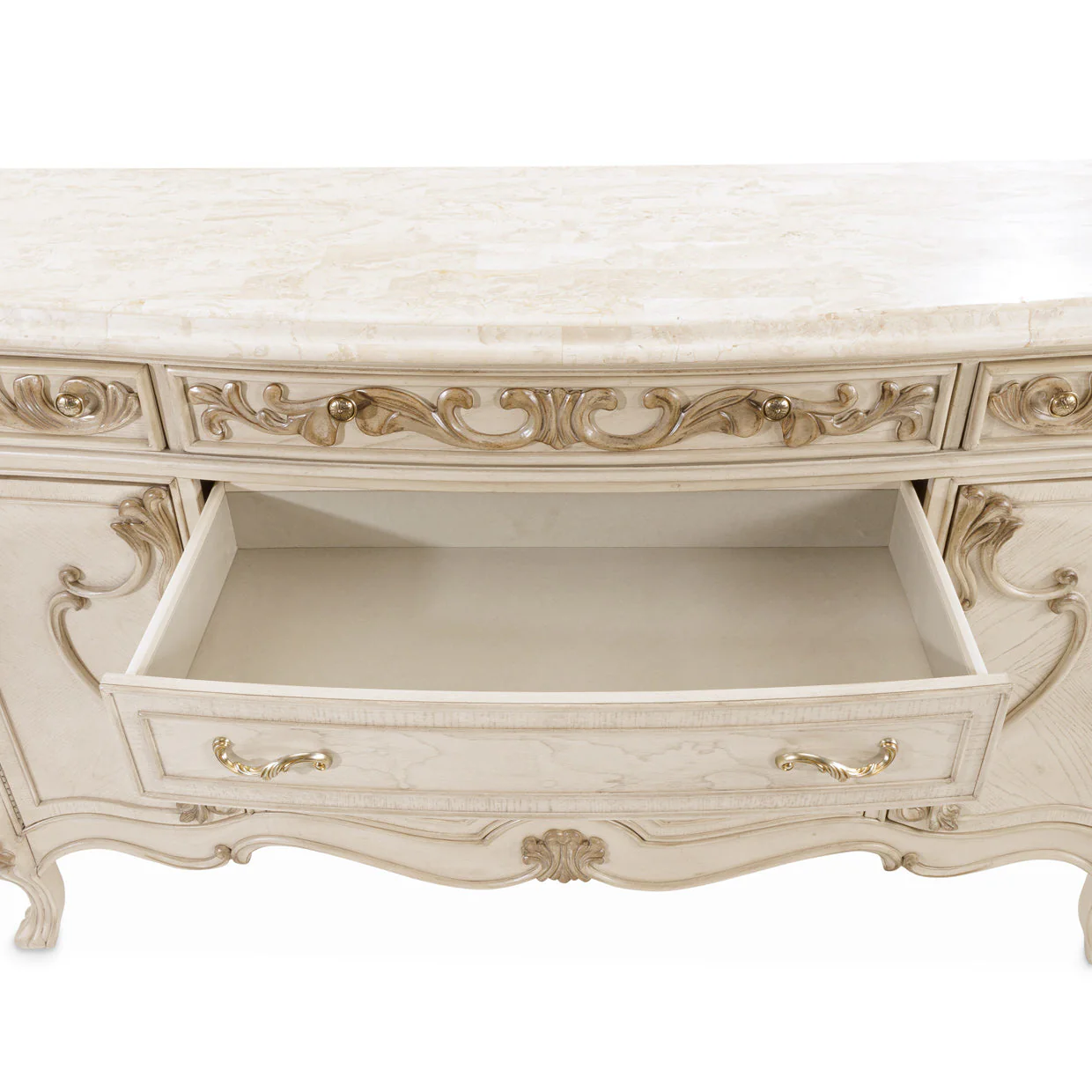 Michael Amini Platine De Royale Champagne Sideboard - Image 10
