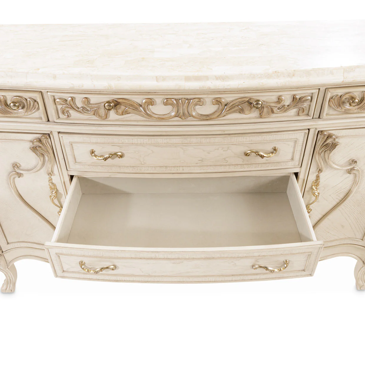 Michael Amini Platine De Royale Champagne Sideboard - Image 11