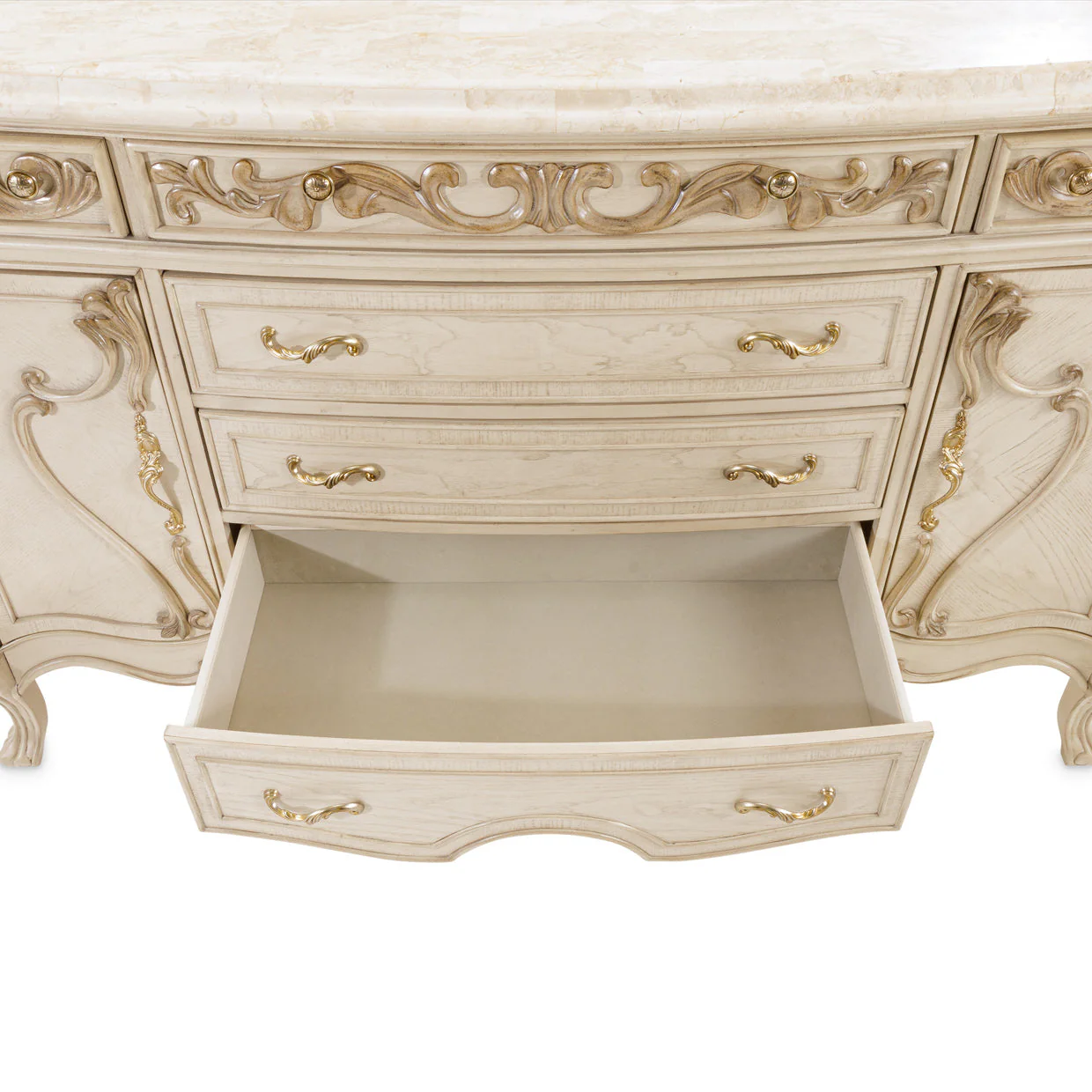 Michael Amini Platine De Royale Champagne Sideboard - Image 12