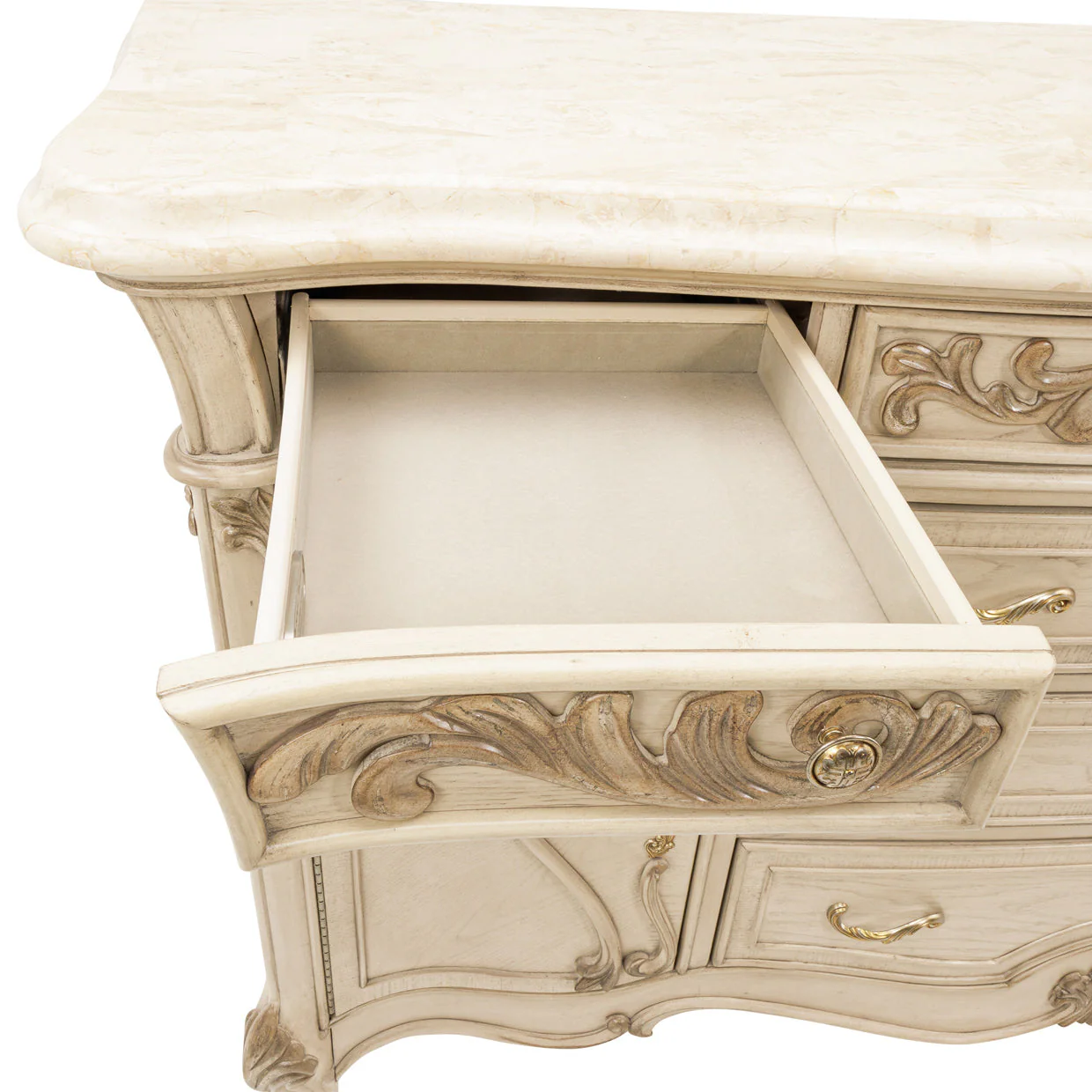 Michael Amini Platine De Royale Champagne Sideboard - Image 7