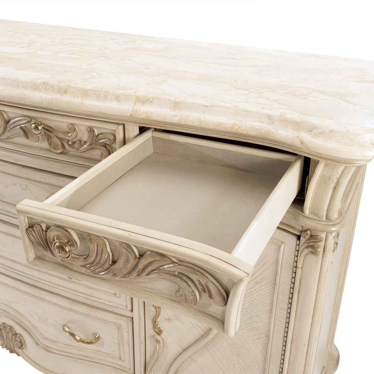 Michael Amini Platine De Royale Champagne Sideboard - Image 8