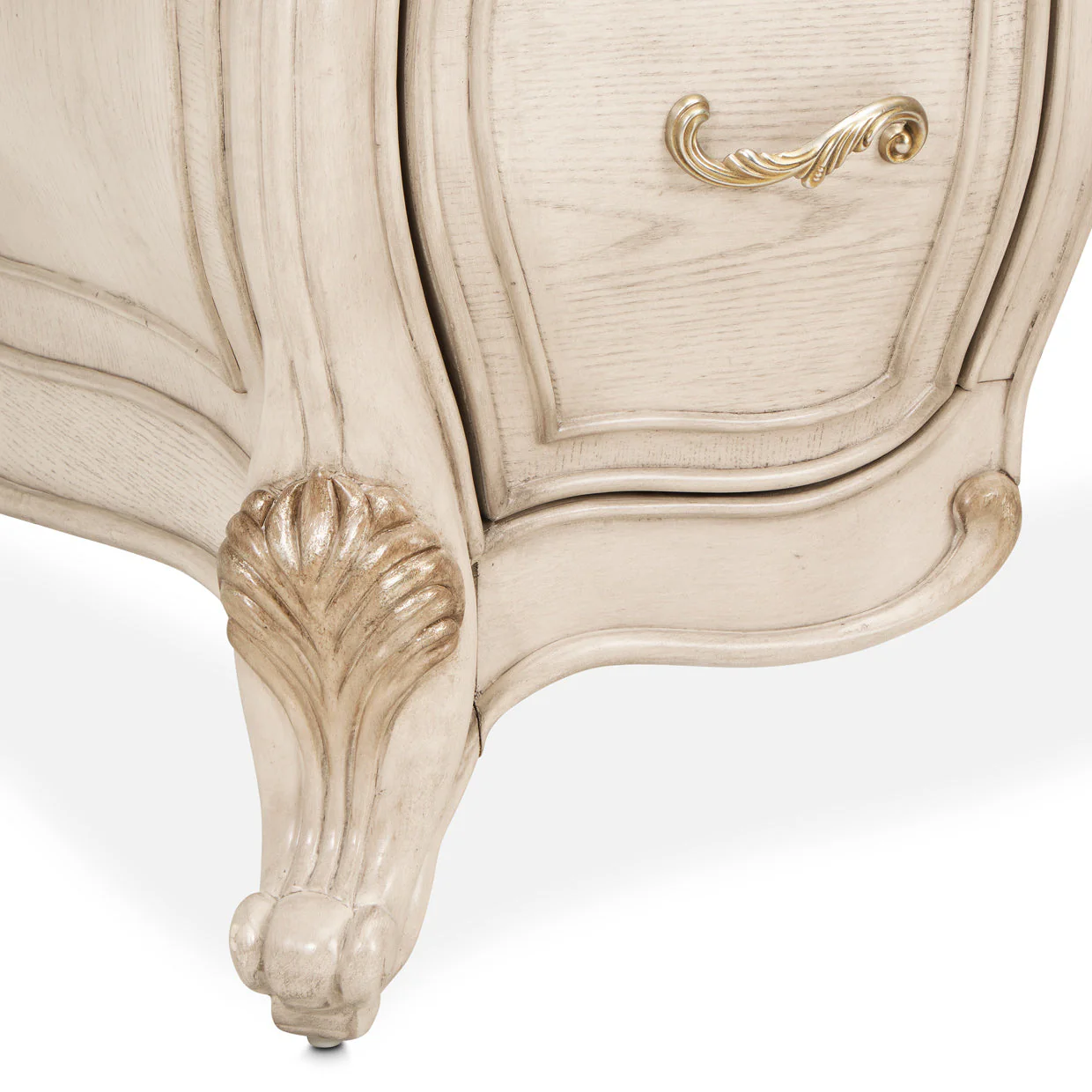 Michael Amini Platine De Royale Champagne Vanity/Desk - Image 12