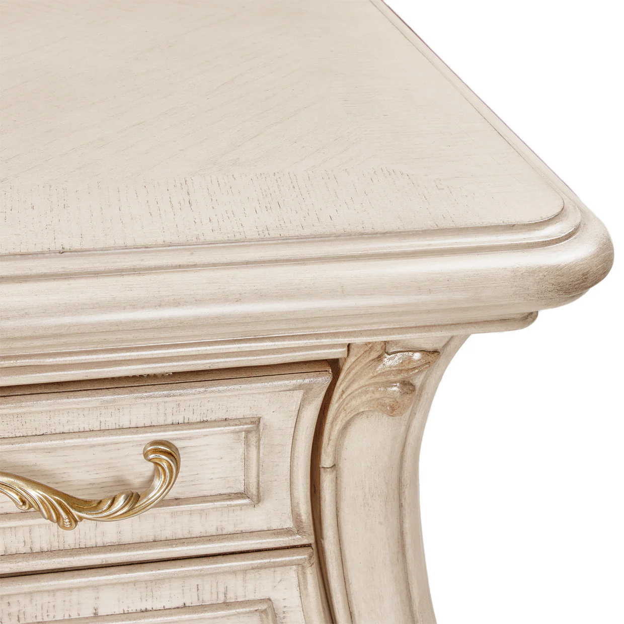 Michael Amini Platine De Royale Champagne Vanity/Desk - Image 13