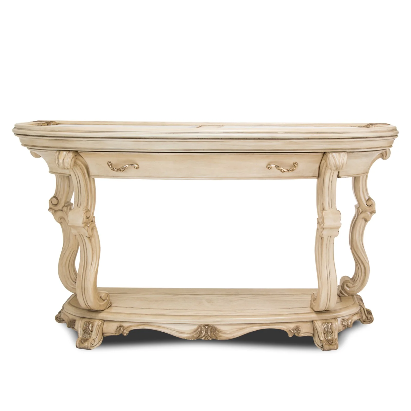 Michael Amini Platine de Royale Console Table - Champagne - Image 3