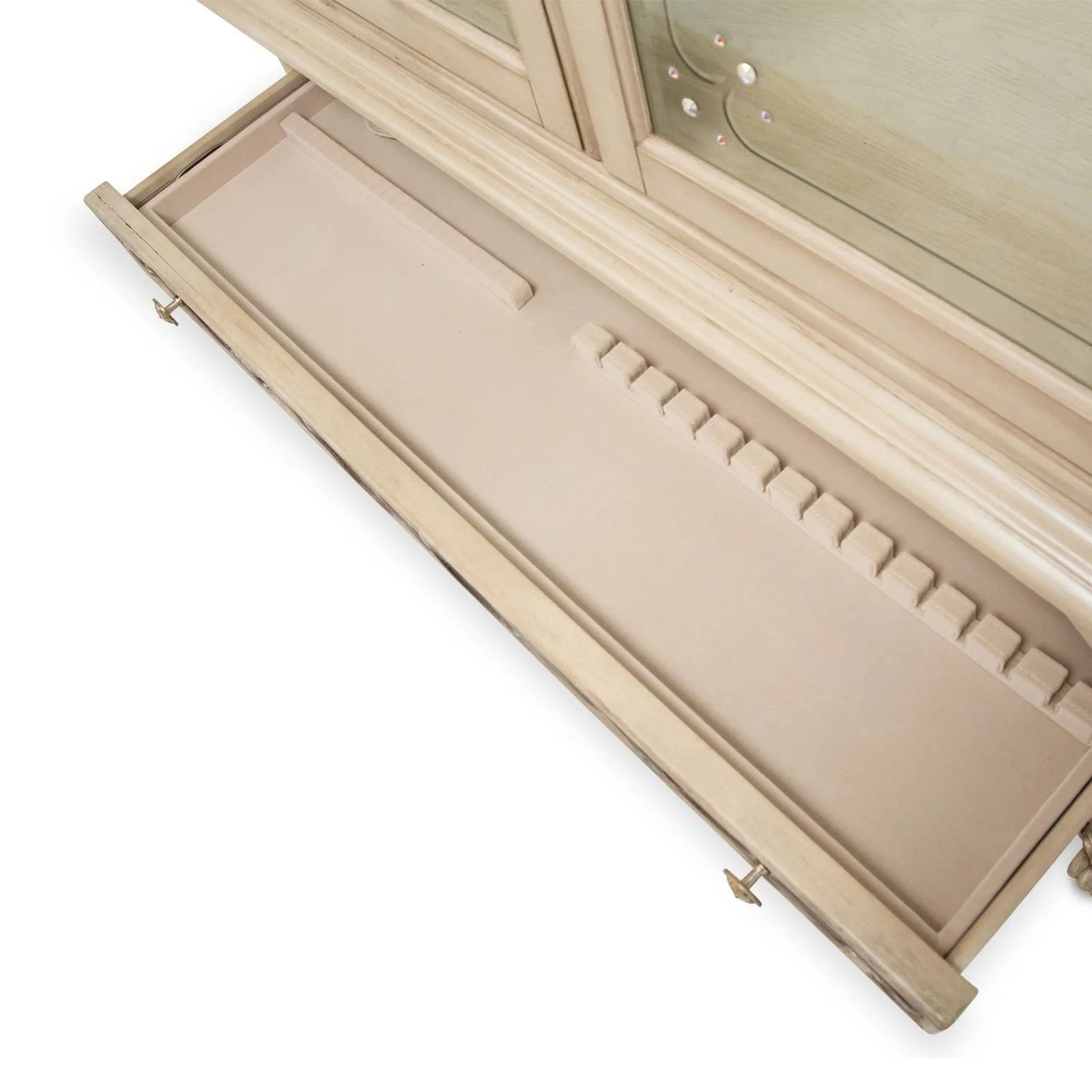 Michael Amini Platine De Royale Champagne Display Cabinet - Image 6