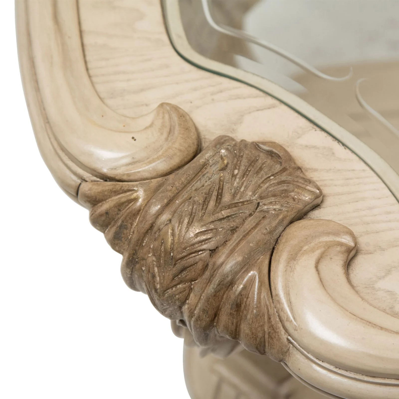 Michael Amini Platine de Royale End Table - Champagne - Image 4