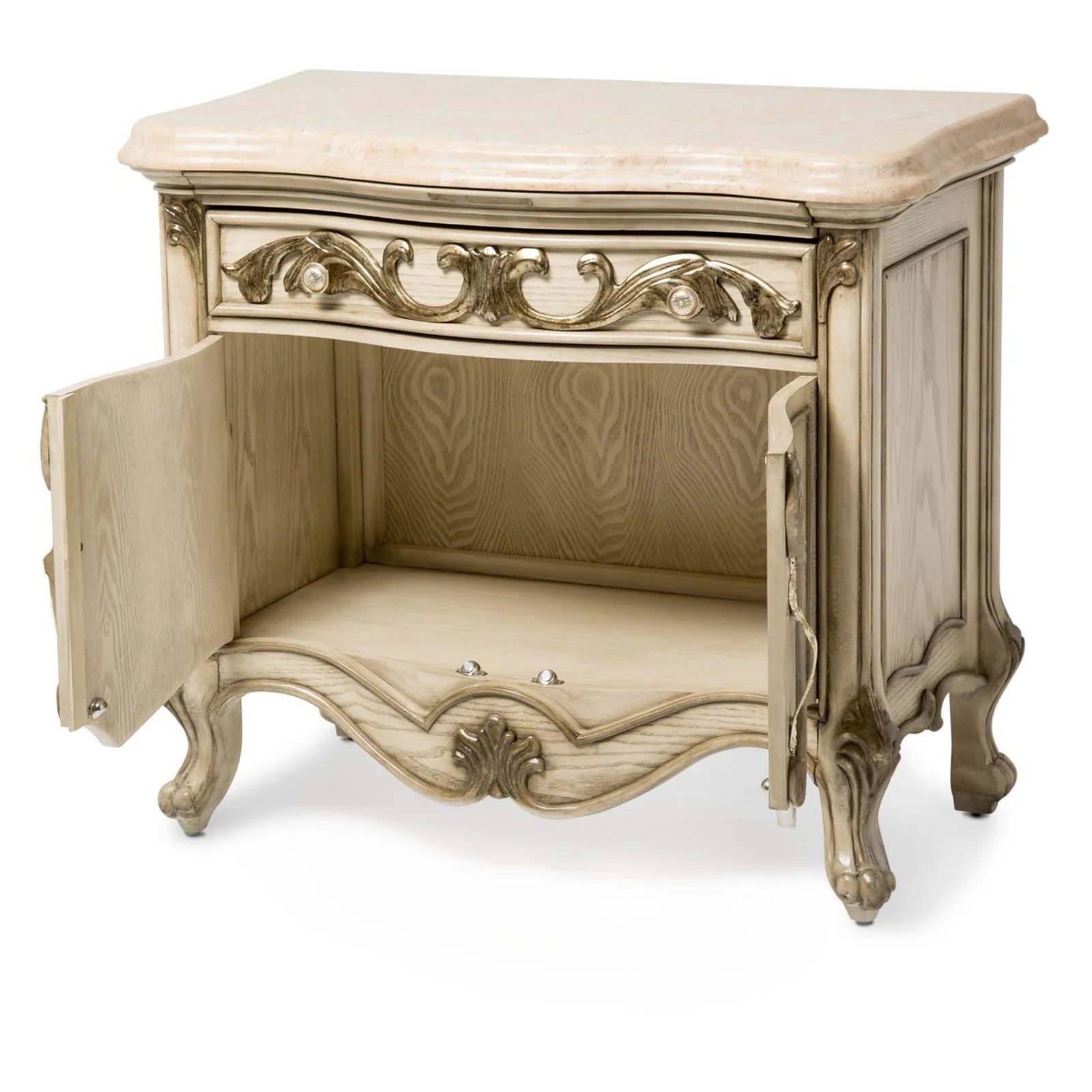 Michael Amini Platine De Royale Nightstand - Image 3