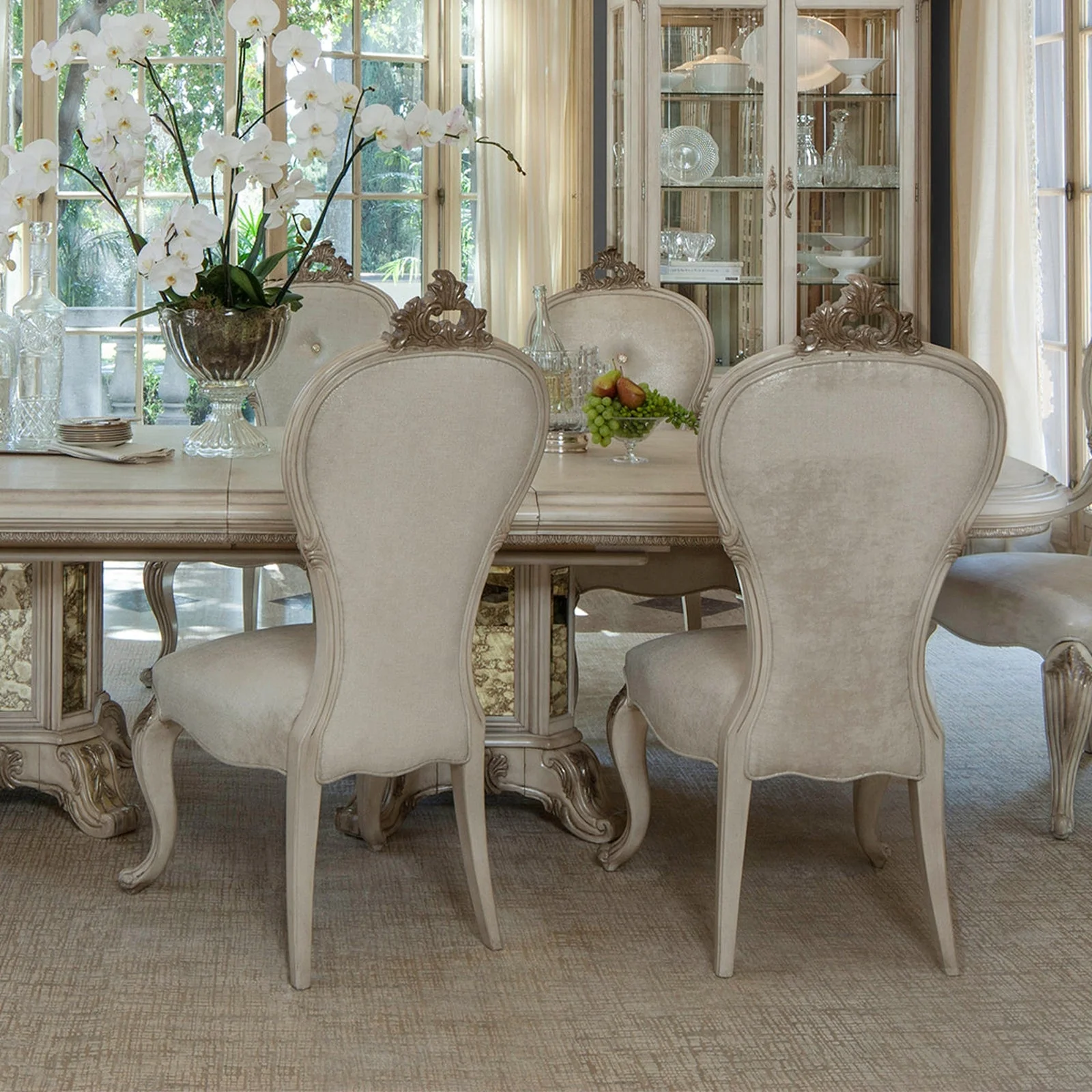 Michael Amini Platine De Royale Side Chair - Set of 2 - Image 3