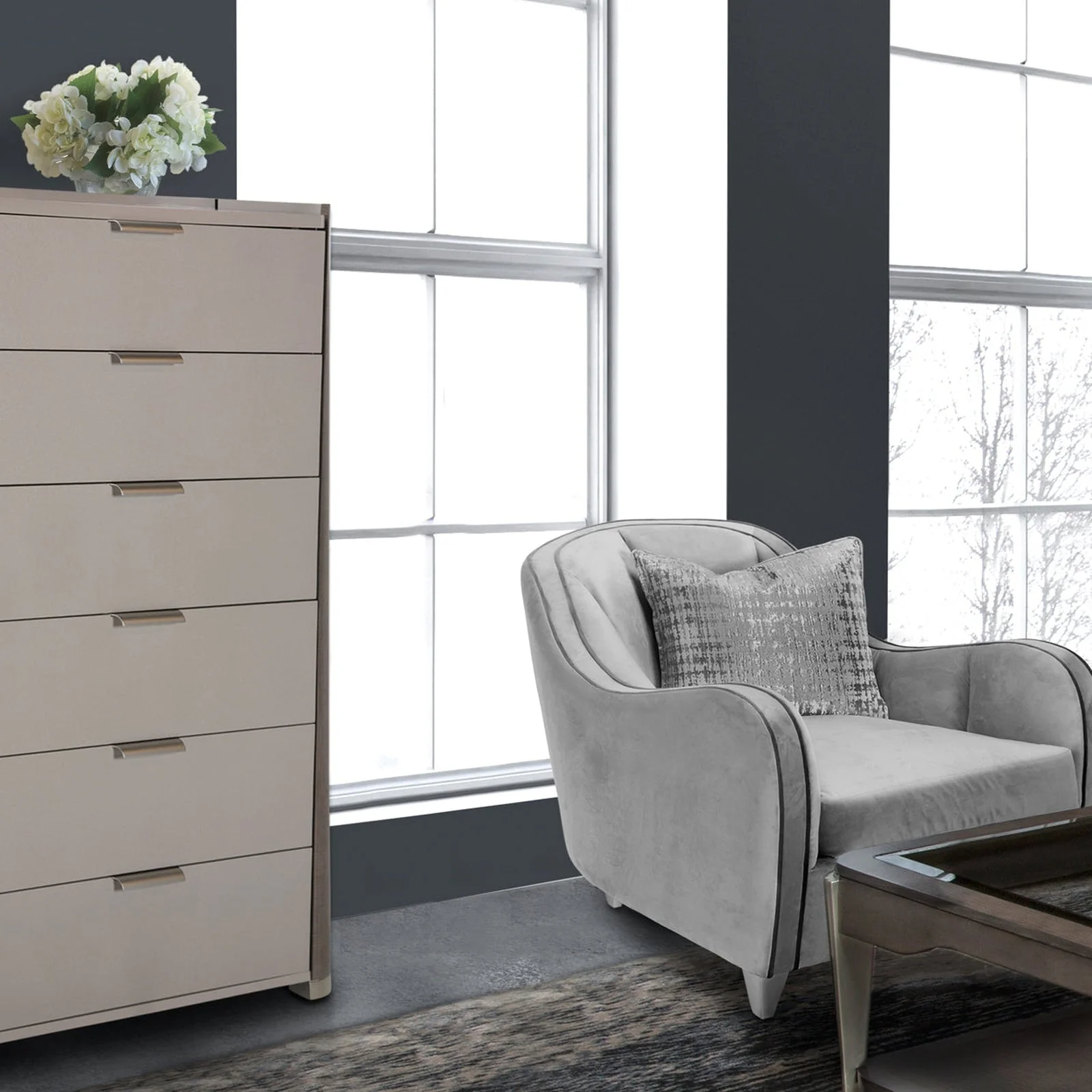 Michael Amini Roxbury Park 6 Drawer Chest - Image 2