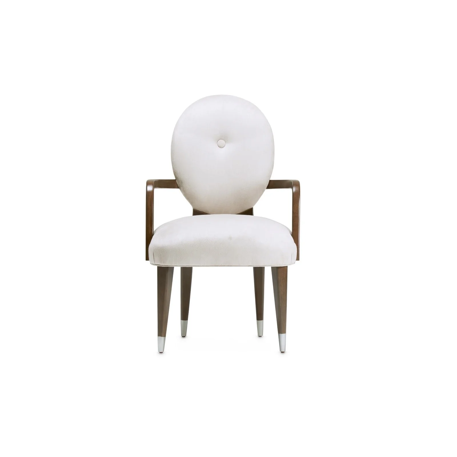 Michael Amini Roxbury Park Dining Arm Chair - Slate - Image 2