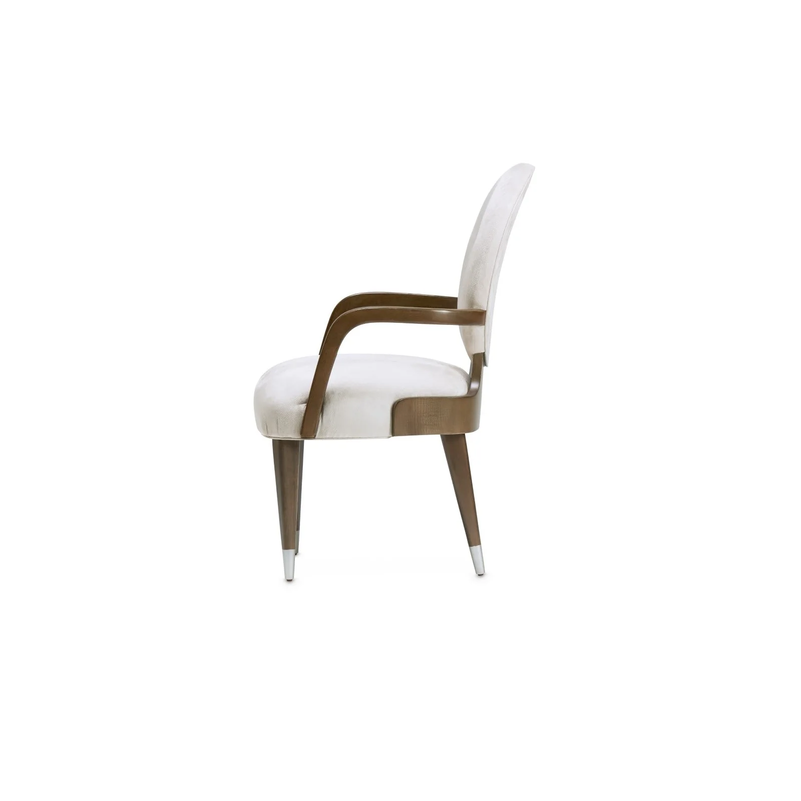 Michael Amini Roxbury Park Dining Arm Chair - Slate - Image 3