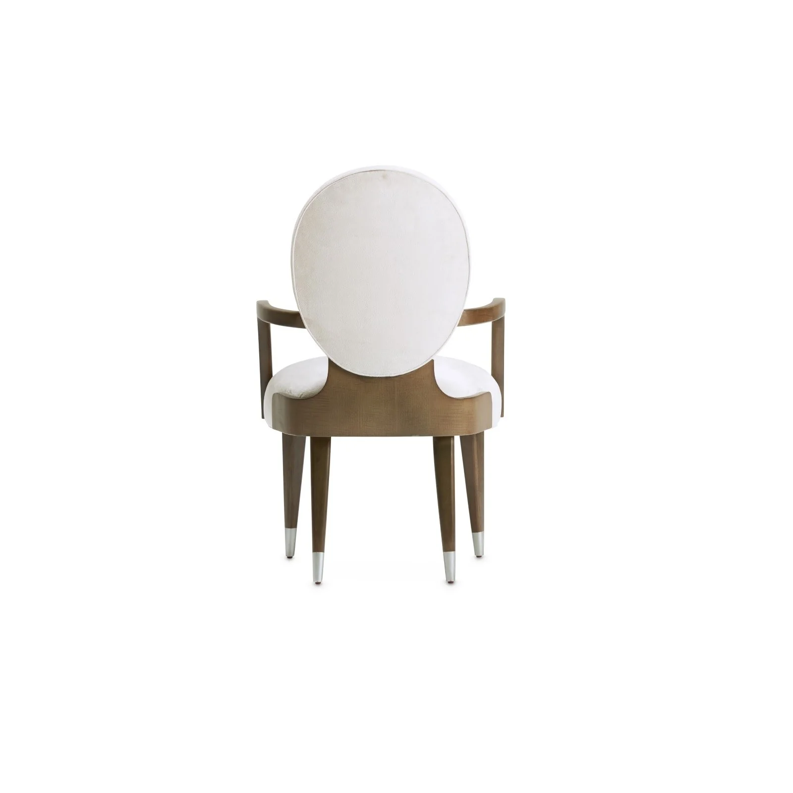 Michael Amini Roxbury Park Dining Arm Chair - Slate - Image 4