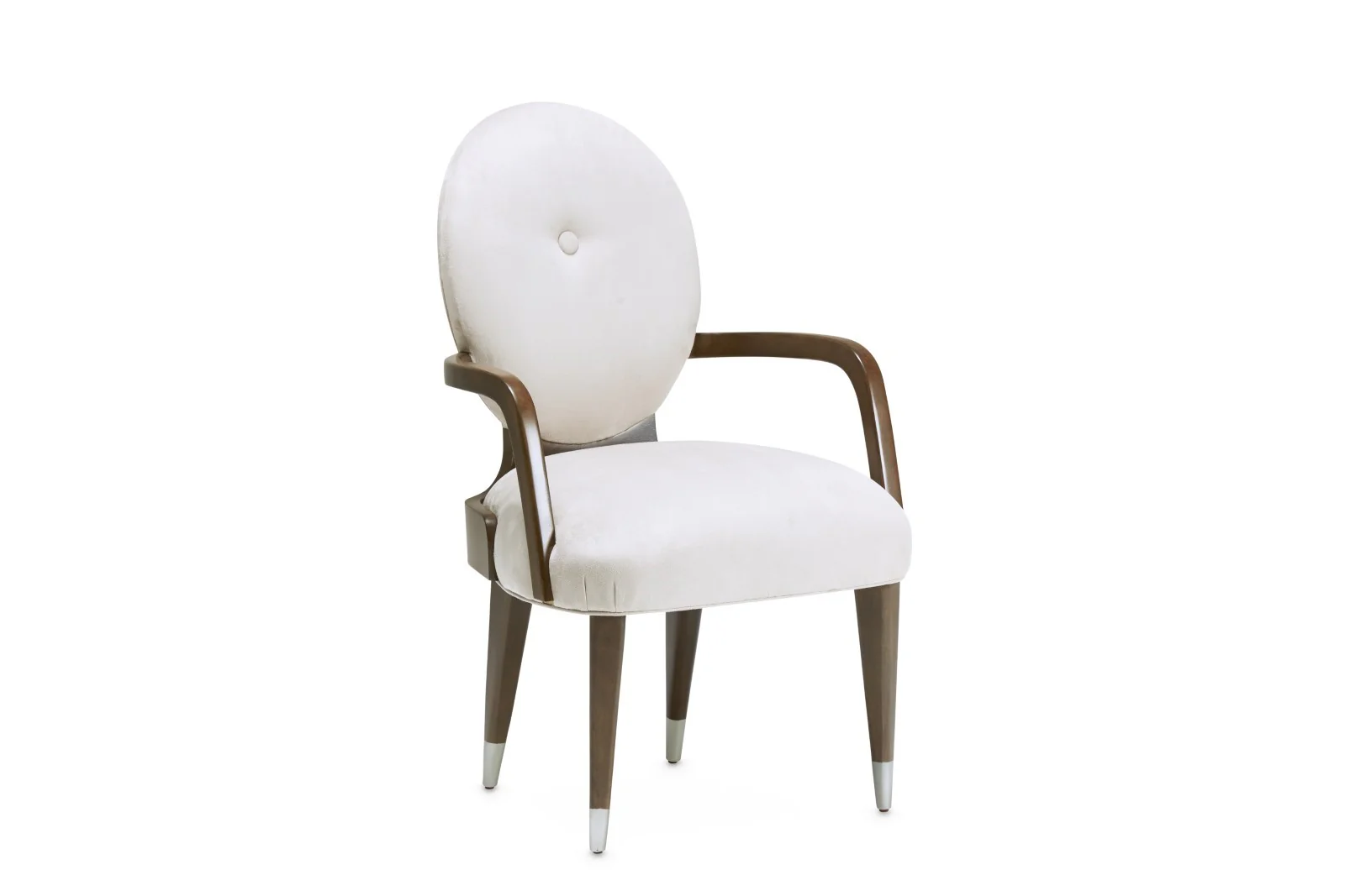 Michael Amini Roxbury Park Dining Arm Chair - Slate - Image 6