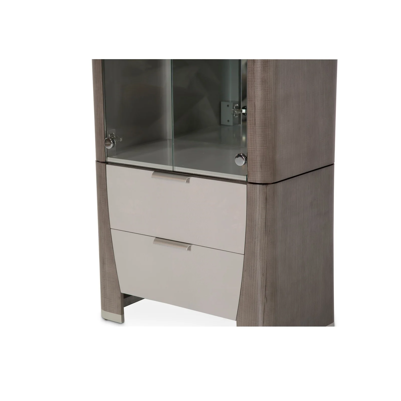 Michael Amini Roxbury Park Display Cabinet - Slate - Image 4