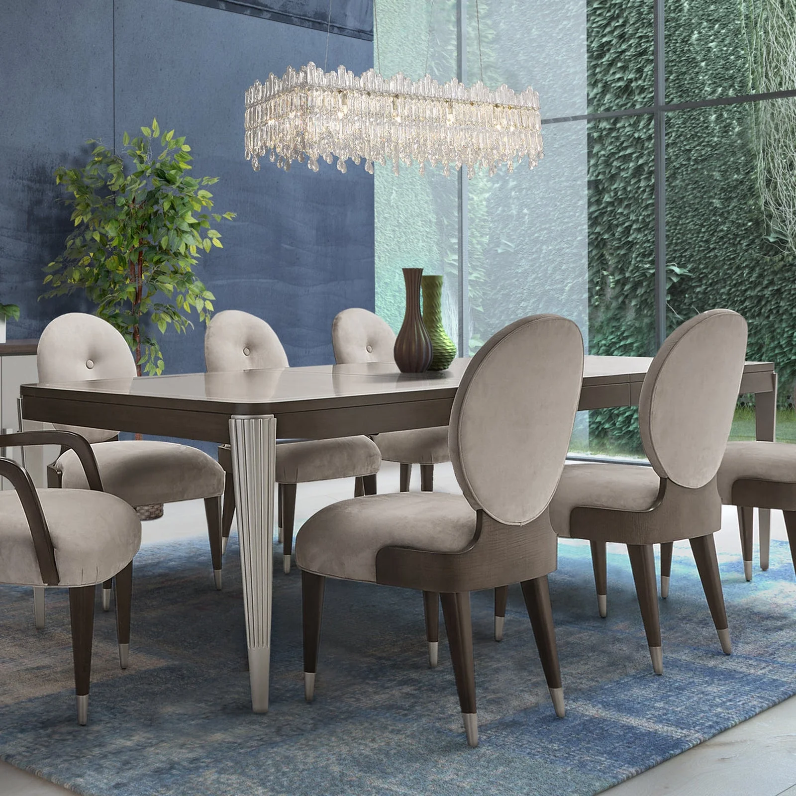 Michael Amini Roxbury Park Rectangular Dining Table - Image 3