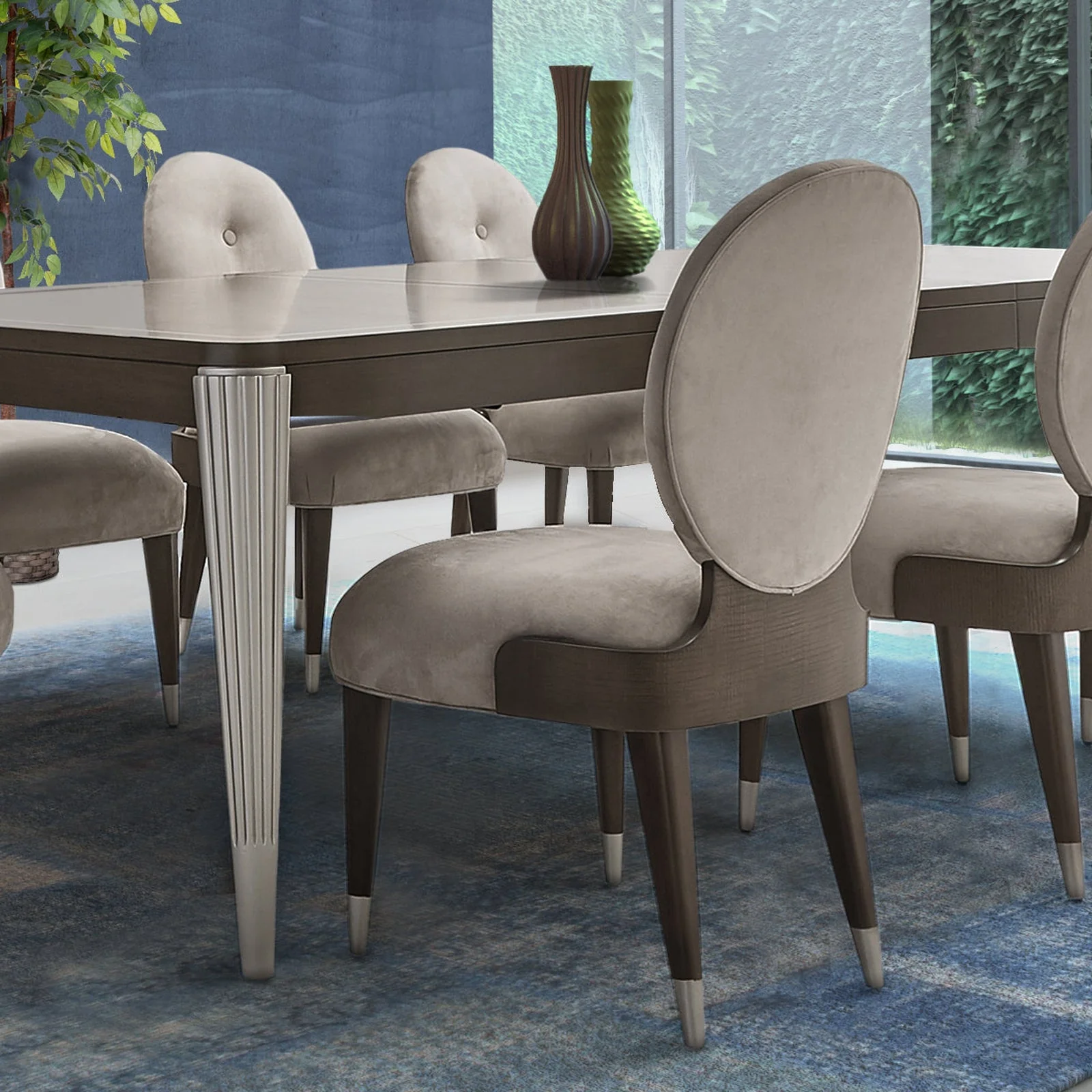 Michael Amini Roxbury Park Side Chair - Set of 2 - Image 2